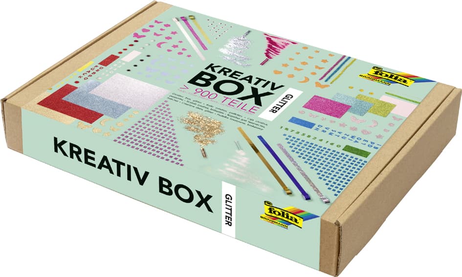 Folia Kreativ Box , Glitter, , Über 900 Teile