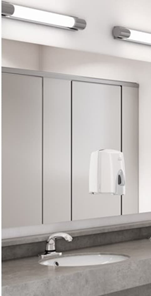 Rubbermaid Lufterfrischer-System Tcell 1.0, Weiß