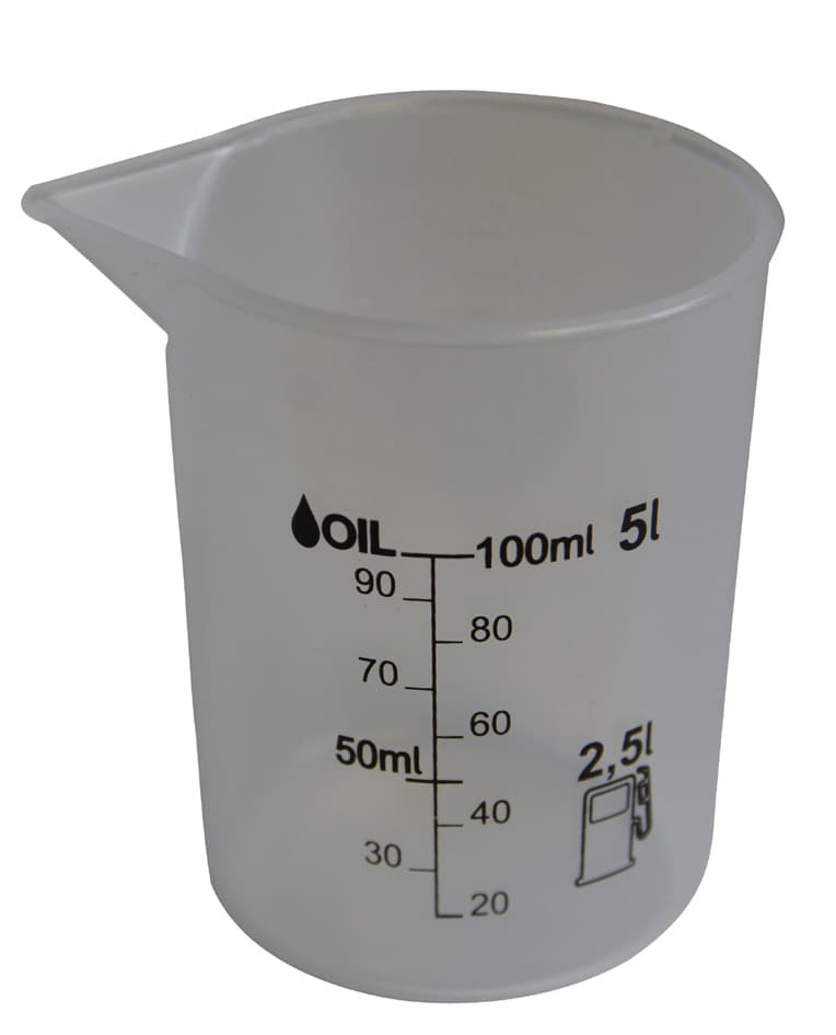Iwh Messbecher, Transparent, Inhalt: 125 Ml