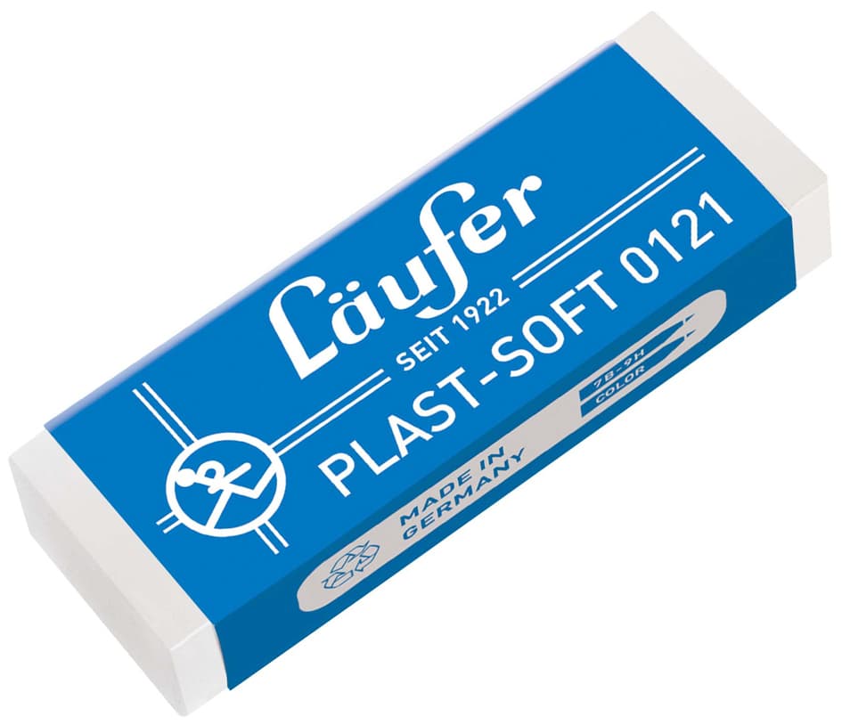Läufer Kunststoff-Radierer Plast Soft