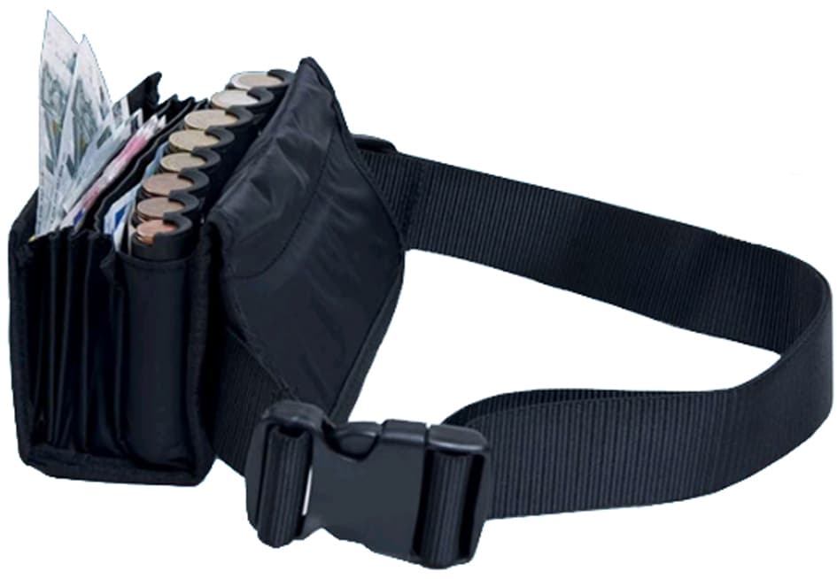 Reskal Kellnergeldtasche Noten & Münzen Eurowallet, Schwarz