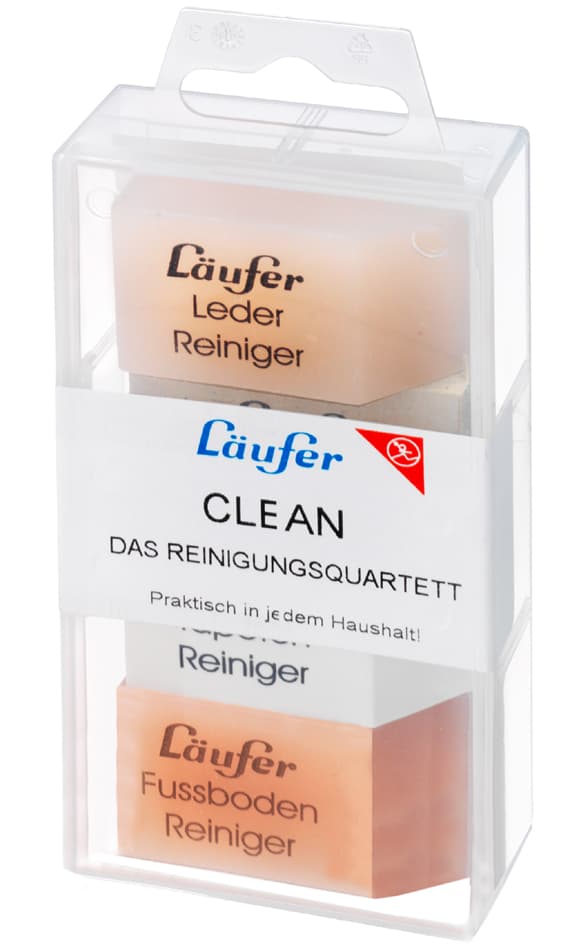 Läufer Clean - Reinigungsquartett, In Klarsichtbox