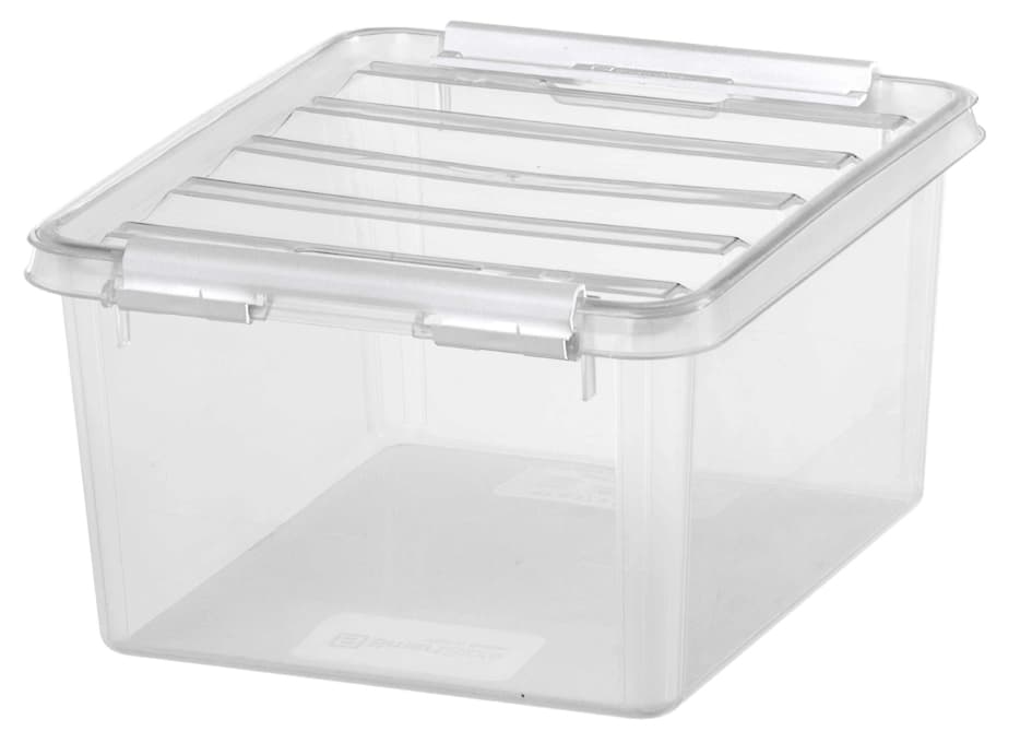 Smartstore Aufbewahrungsbox Classic 2 L, Clips: Weiß