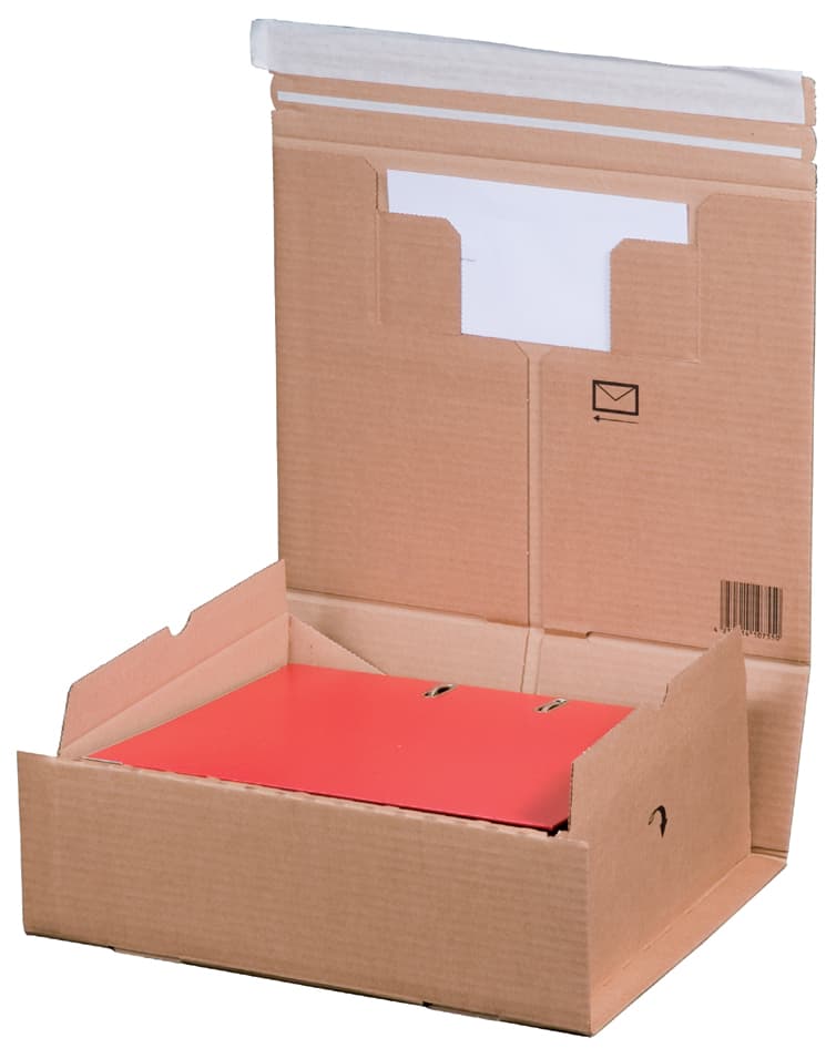 Smartboxpro Paket-Versandkarton Pack Box, Din A4+, Braun