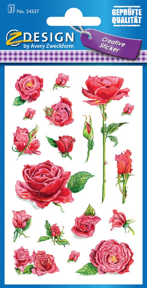 Zdesign Creative Sticker , Rosen,
