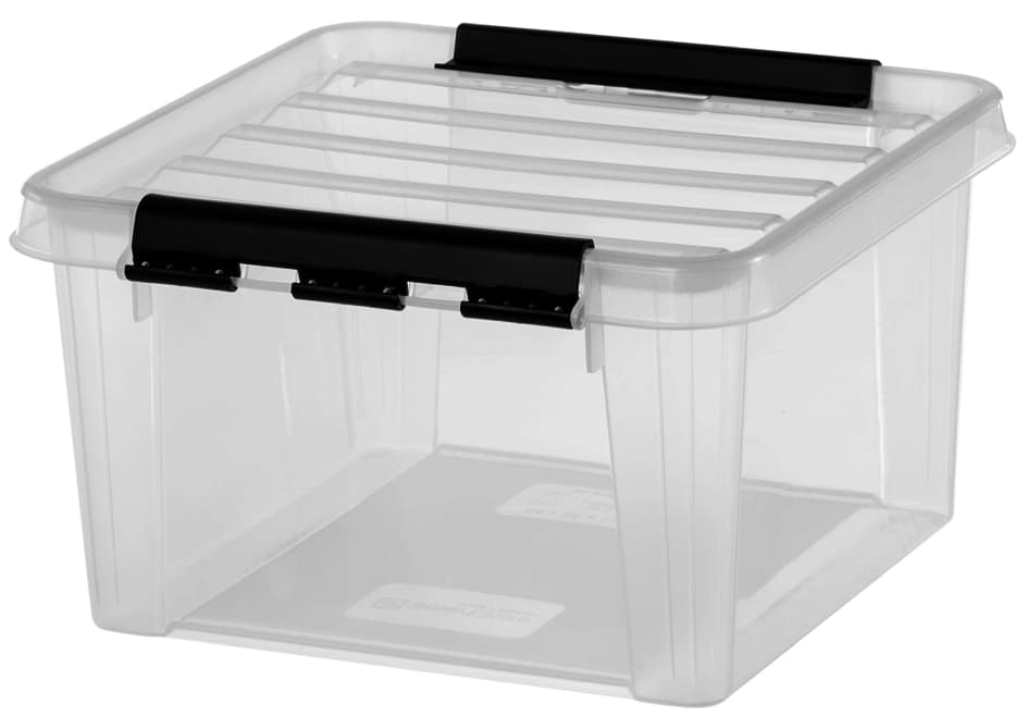 Smartstore Aufbewahrungsbox Classic 7 L, Clips: Schwarz