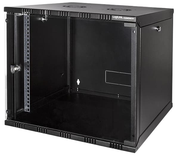 Logilink 19, Wandverteiler, Unmontiert, 9 He, Schwarz