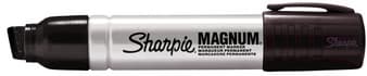 Sharpie Permanent-Marker Metal Magnum, Keilspitze, Schwarz