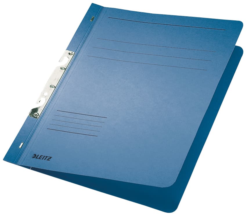 Leitz Einhakhefter, Din A4, Manilakarton, Blau