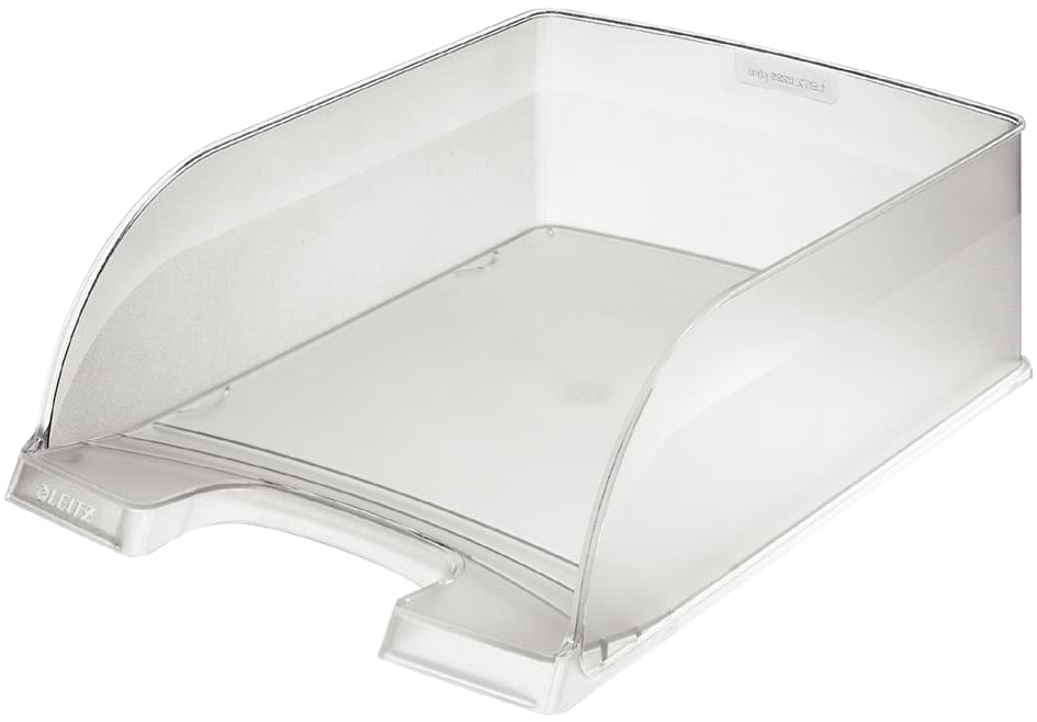 Leitz Briefablage Plus Jumbo, Din A4, Polystyrol, Frost