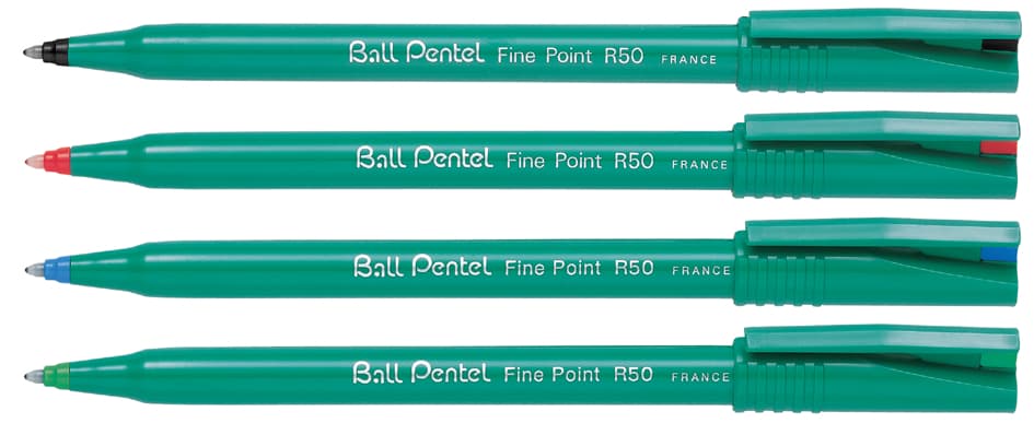 Pentel Tintenroller Ball Pentel R50, Blau - Recycology