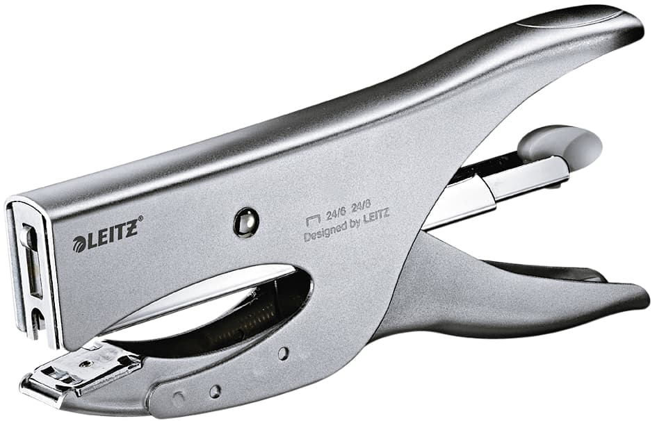 Leitz Heftzange 5549, Heftleistung: 40 Blatt, Matt-Silber