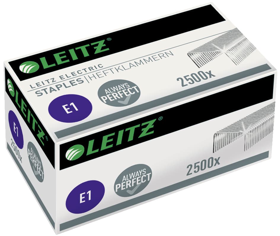 Leitz Heftklammern E1, Verzinkt, Für Heftgerät 5532