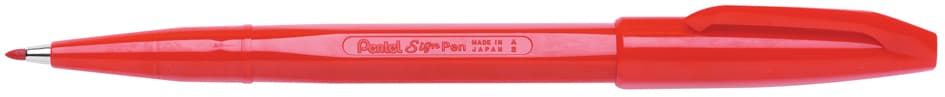 Pentelarts Faserschreiber Sign Pen S520, Rot