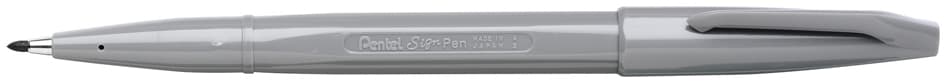 Pentelarts Faserschreiber Sign Pen S520, Silbergrau