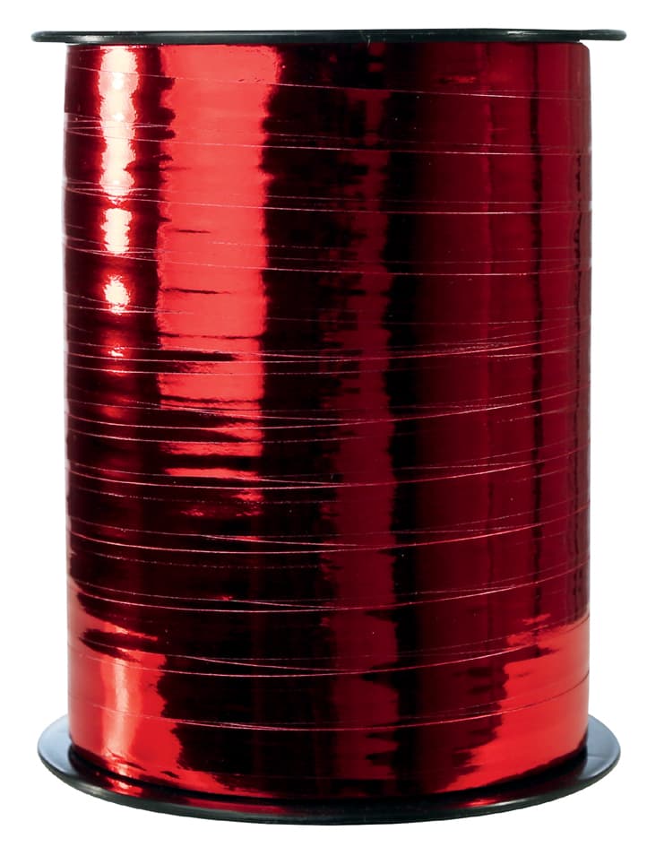 Clairefontaine Geschenkband Auf Spule, Metallic, Rot