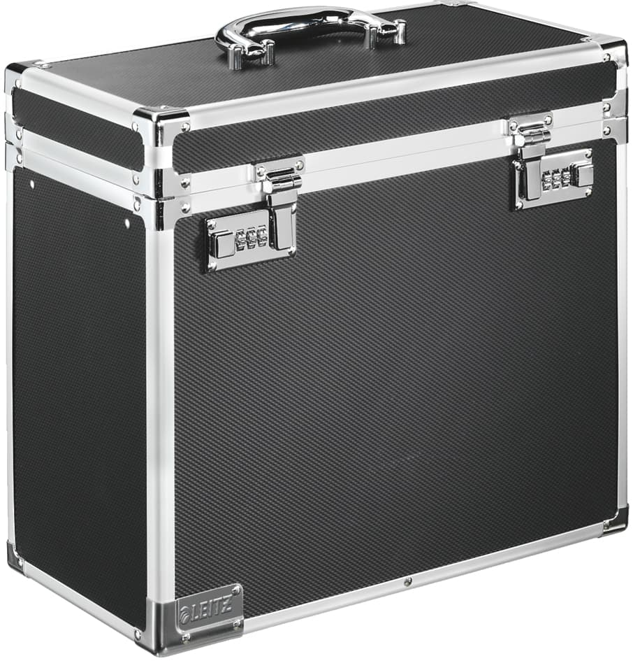Leitz Mobile Hängeregistratur-Box, Schwarz/Chrom