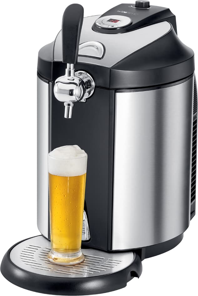 Clatronic Bierzapfanlage Bz 3740, Schwarz/Silber