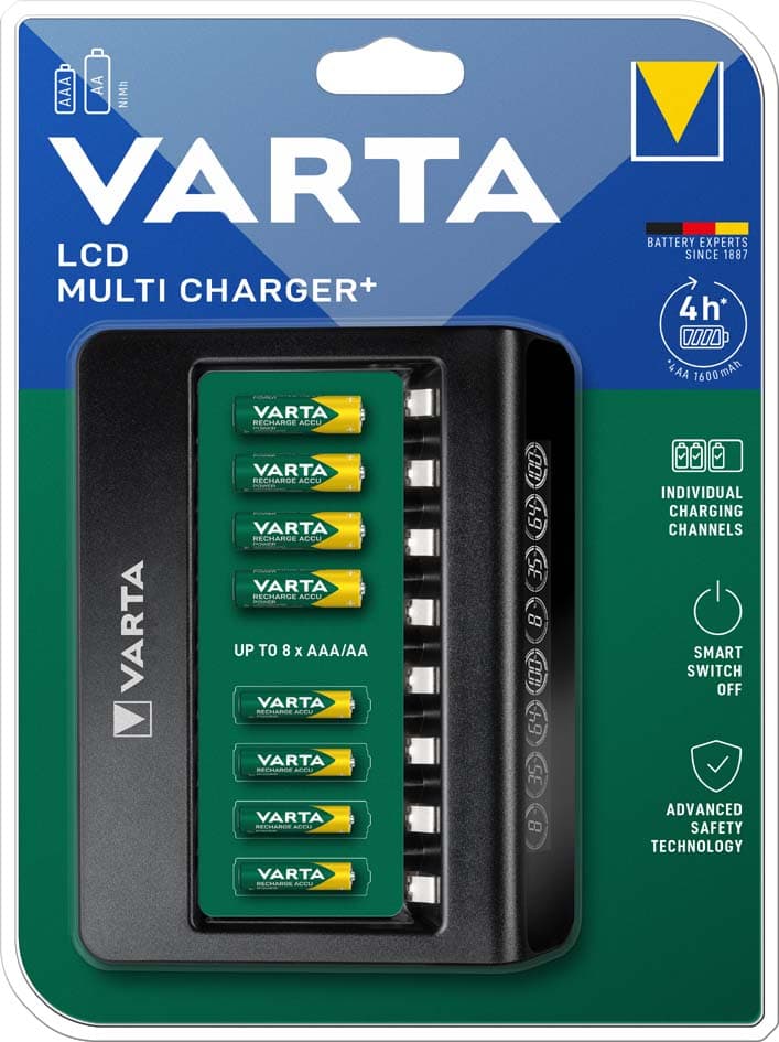 Varta Ladegerät Lcd Multi Charger+, Unbestückt