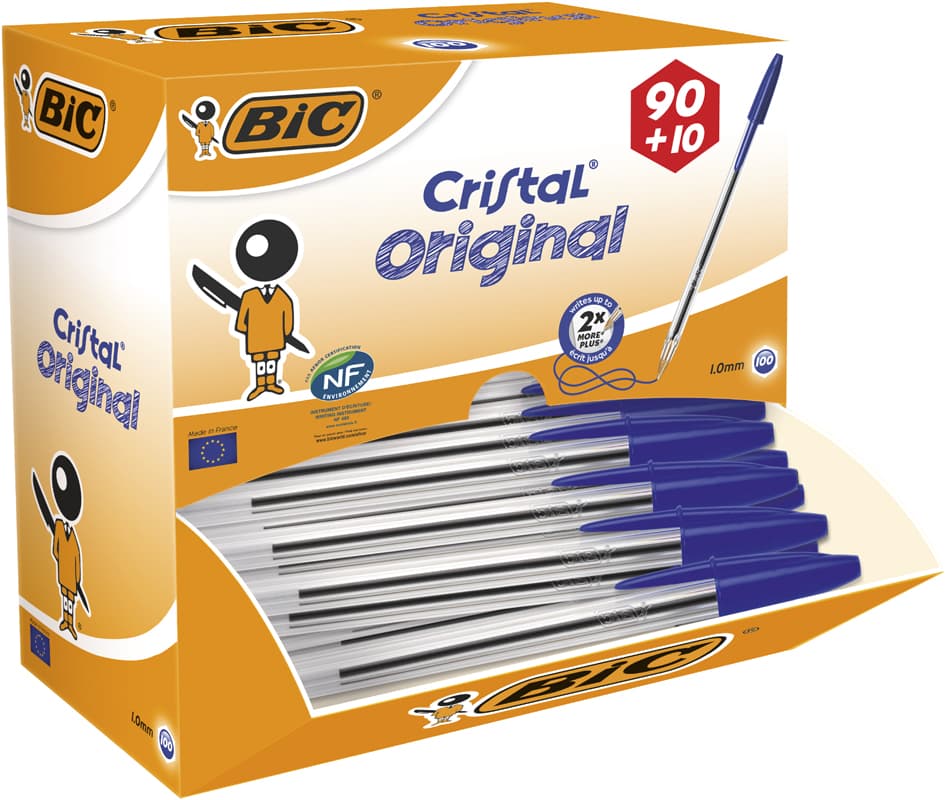 Bic Kugelschreiber Cristal Original, Blau, Value Pack