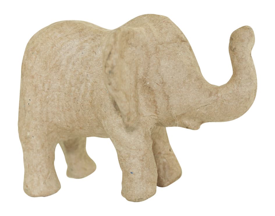 Décopatch Pappmaché-Figur , Elefant, , 70 Mm