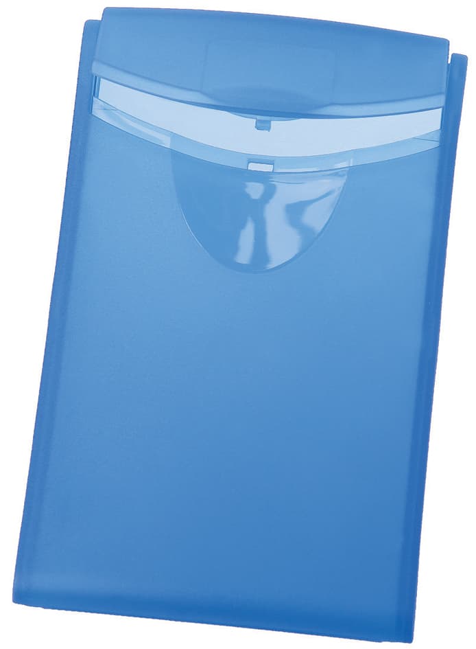 Han Visitenkarten-Etui Cognito, Blau-Transluzent