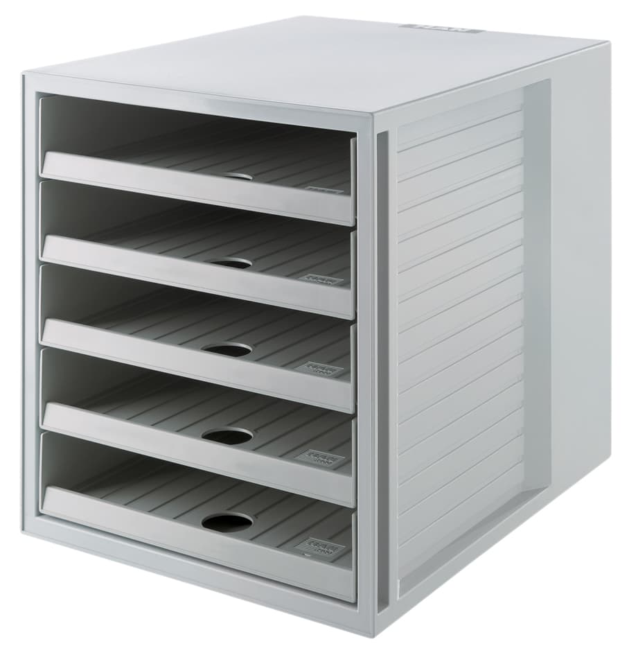 Han Schubladenbox Schrank-Set Karma, 5 Offene Schübe, Grau