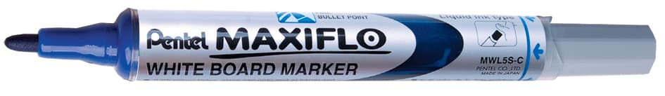 Pentel Whiteboard-Marker Maxiflo Mwl5s, Blau