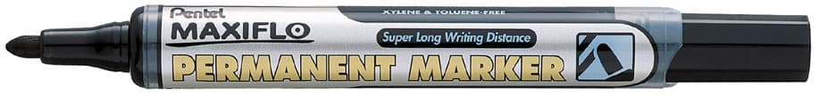 Pentel Permanent-Marker Maxiflo Nlf50, Schwarz