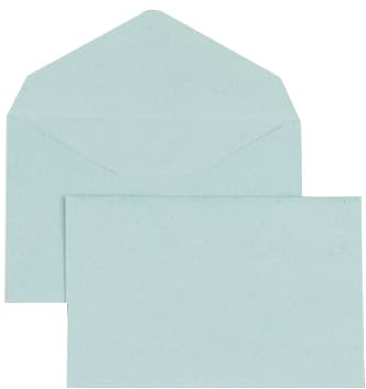 Gpv Briefumschläge, 90 X 140 Mm, Blau, Ungummiert