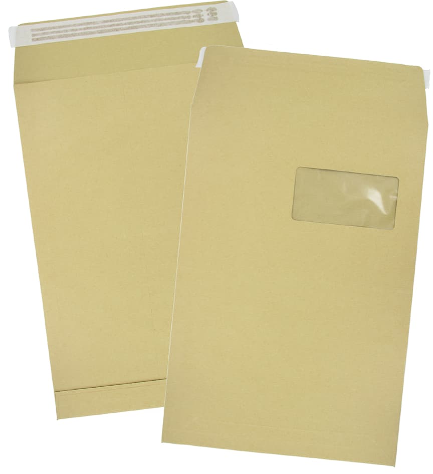 Gpv Faltenversandtaschen, C4, Braun, 229 X 324 Mm,