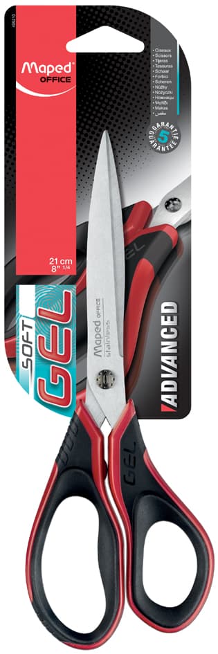 Maped Schere Advanced Gel, Länge: 210 Mm, Asymmetrisch