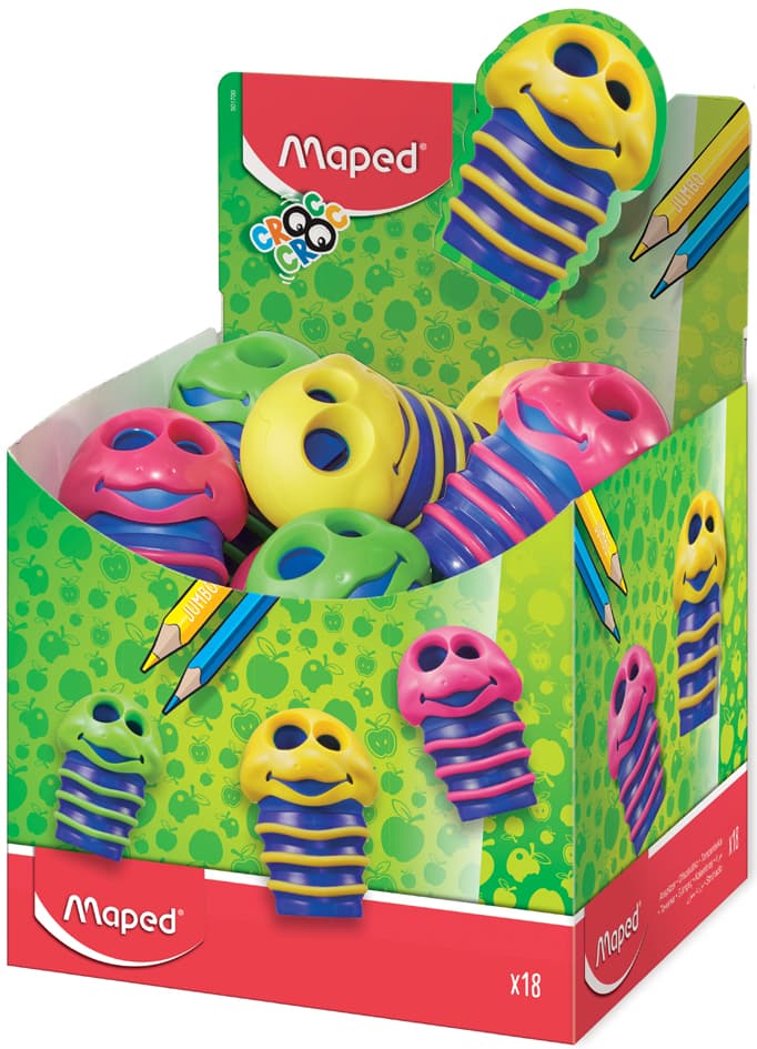 Maped Doppel-Spitzdose Croc Croc, 18er Display