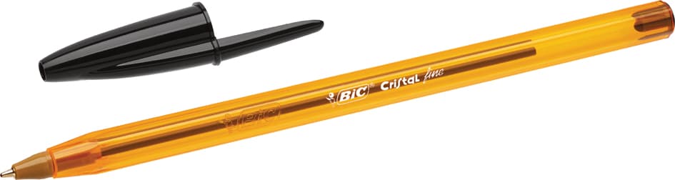 Bic Kugelschreiber Cristal Fine, Strichfarbe: Schwarz