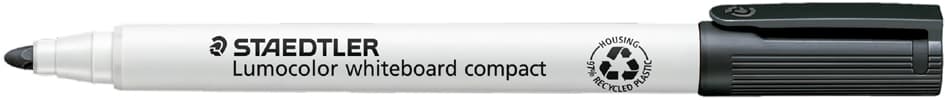 Staedtler Lumocolor Whiteboard-Marker Compact 341, Schwarz
