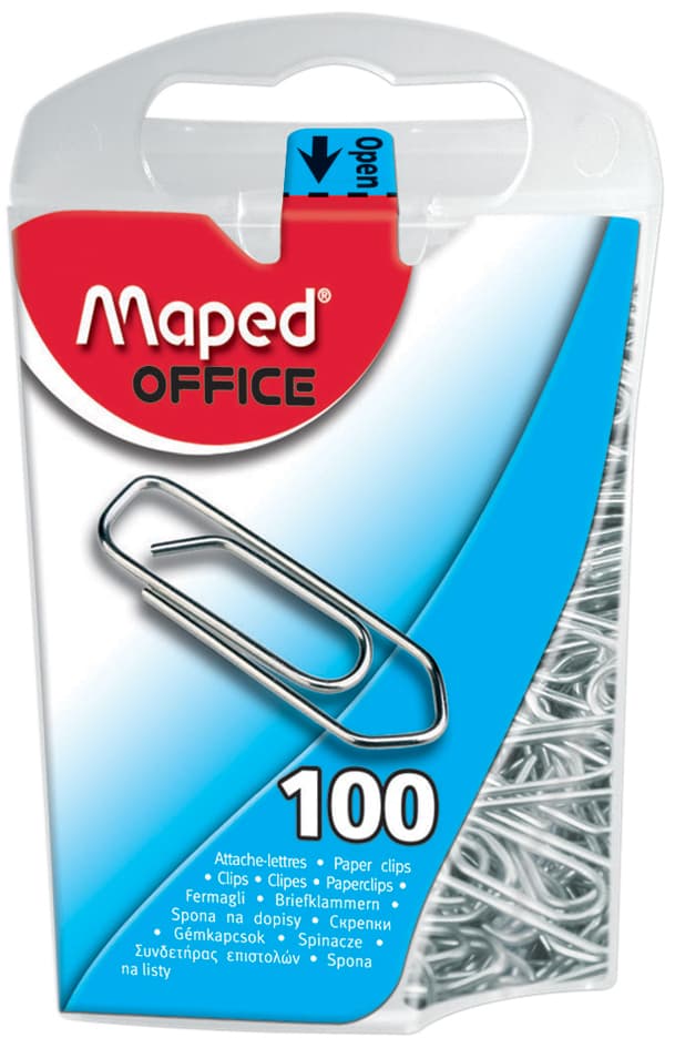 Maped Büroklammern, Verzinkt, 25 Mm