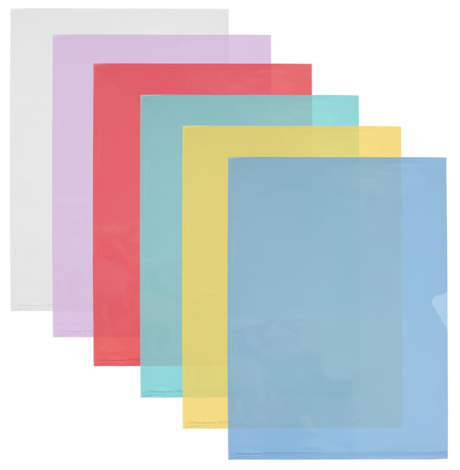 Oxford Sichthüllen Din A4 Fard, Liss, Pvc 0,20 Mm, Blau