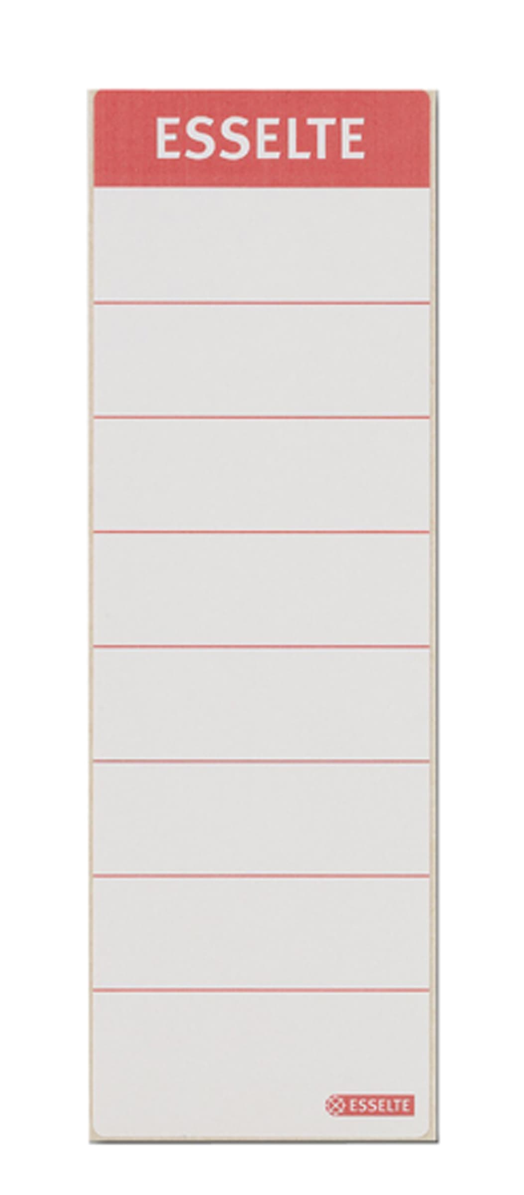 Esselte Ordnerrücken-Etikett, 60 X 190 Mm, Lang, Breit, Weiß