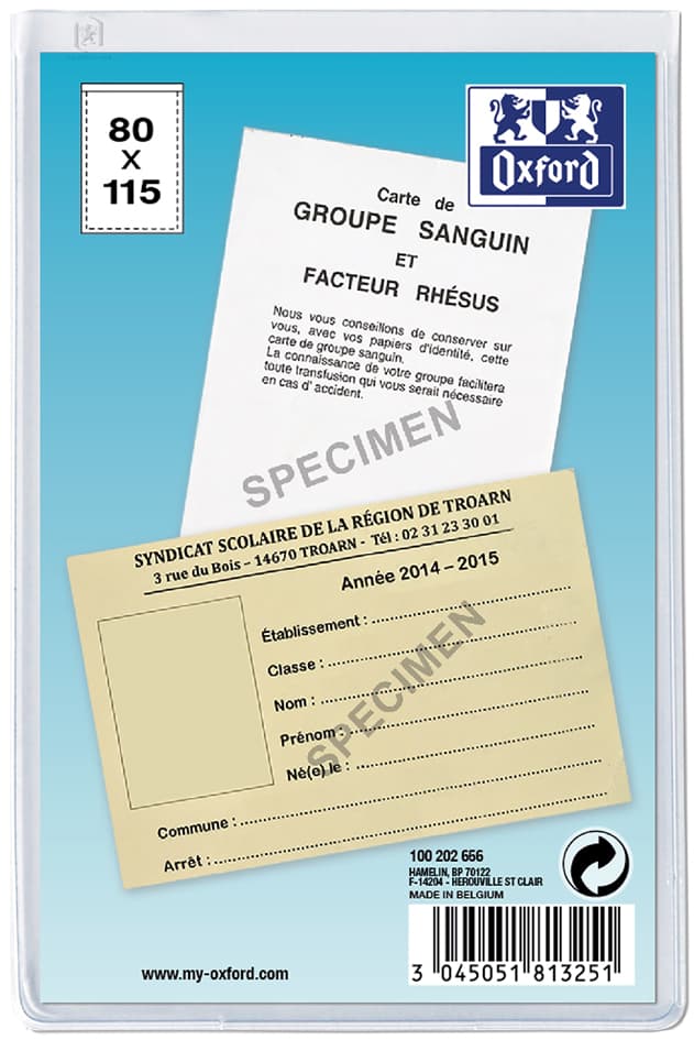 Oxford Ausweishülle, Pvc, 1-Fach, 0,15 Mm, Format: Din B4
