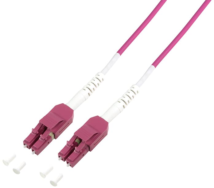 Logilink Uniboot Lwl Patchkabel, 2x Lc-Duplex, Om4, 3,0 M