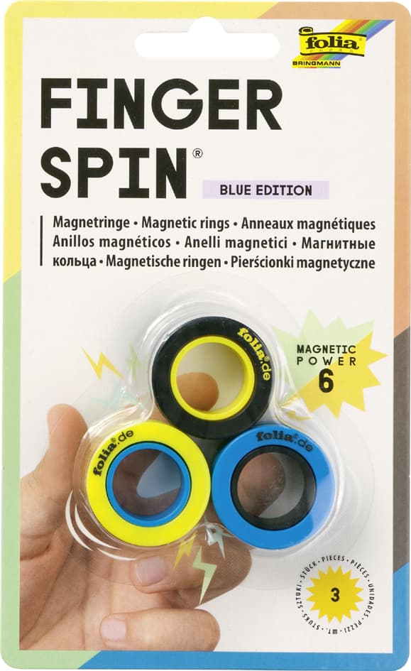 Folia Magnetringe Finger Spin Blue Edition