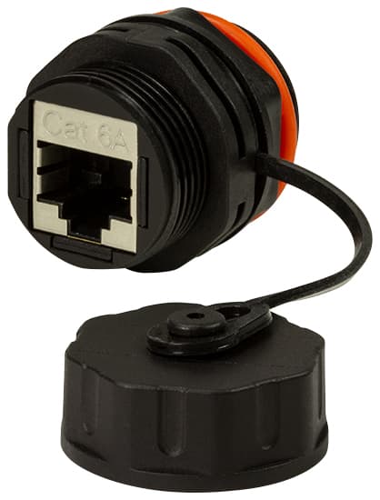 Logilink Industrie Schraub-Kupplung Kat.6a, 2x Rj45