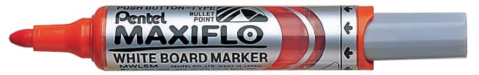 Pentel Whiteboard-Marker Maxiflo Mwl5m, Orange