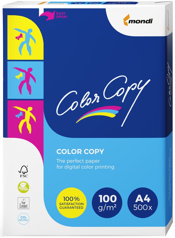 Mondi Multifunktionspapier Color Copy, A4, 250 G/Qm, Weiß