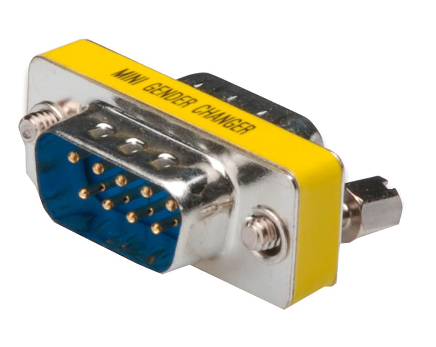 Digitus Mini Gender Changer, 9 Pol Sub-D, Stecker - Stecker