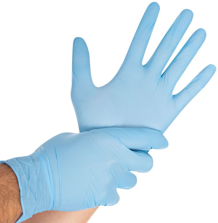 Hygonorm Nitril-Handschuh Safe Light, Xxl, Blau, Puderfrei