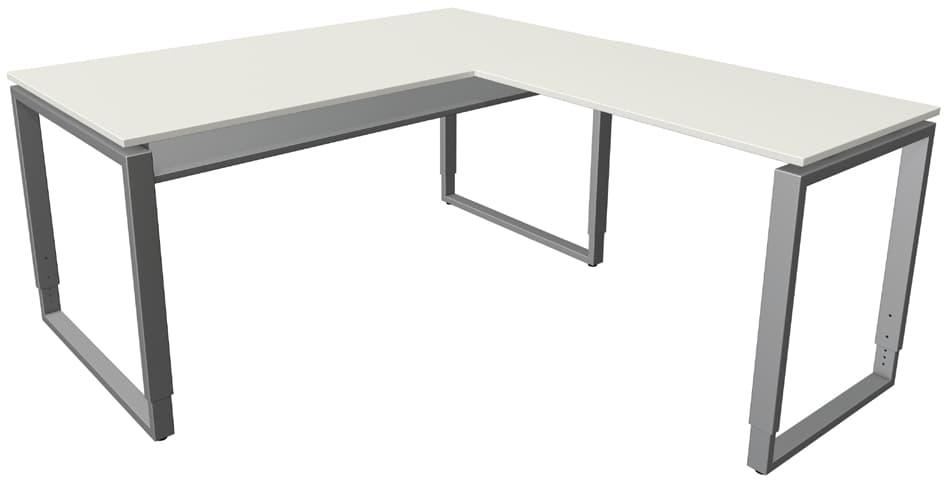 Kerkmann Schreibtisch Architekt Mit Anbau, (B)1.800 Mm, Weiß