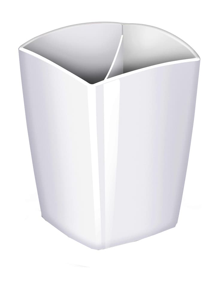 Cep Stifteköcher Gloss, 2 Fächer, Weiss