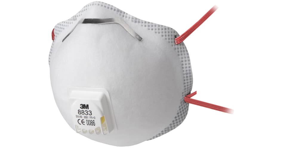 3m Atemschutzmaske 8833 - Klassik, Schutzstufe: Ffp3