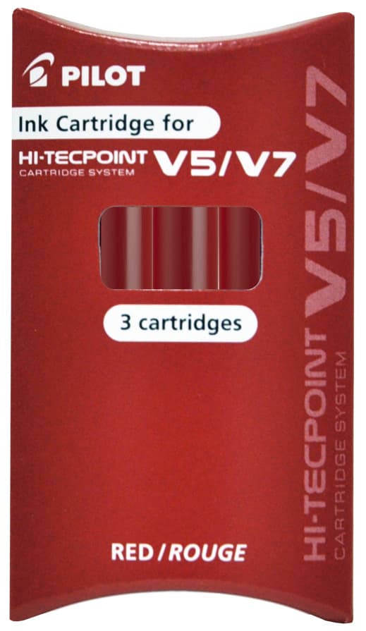 Pilot Tintenpatronen Für Tintenroller V5/V7, Rot